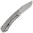 Нож Vosteed Vallhund stonewash сталь S35VN рукоять Grey Titanium