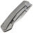 Нож Vosteed Vallhund stonewash сталь S35VN рукоять Grey Titanium