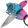Нож Волчий Век МиниМасичька Custom сталь N690 WA рукоять Blue/Pink G10