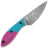 Нож Волчий Век МиниМасичька Custom сталь N690 WA рукоять Blue/Pink G10