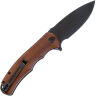 Нож CIVIVI Praxis Blackwash сталь 9Cr18MoV рукоять Cuibourtia Wood (C803H)