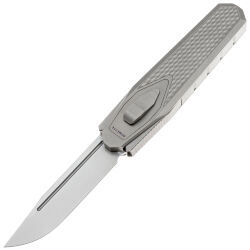 Нож Remette Swordfish Clip Point сталь M390 рукоять Sandblast Titanium/Toxic CF (ZL101A2)