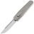 Нож Remette Swordfish Clip Point сталь M390 рукоять Sandblast Titanium/Toxic CF (ZL101A2)