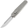 Нож Remette Swordfish Clip Point сталь M390 рукоять Sandblast Titanium/Toxic CF (ZL101A2)