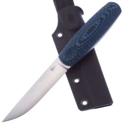 Нож Owl Knife North-S сталь N690 рукоять черно-синий G10