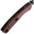 Нож CIVIVI Clingman blackwash сталь Nitro-V рукоять Burgundy G10 (C23065-2)