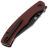 Нож CIVIVI Clingman blackwash сталь Nitro-V рукоять Burgundy G10 (C23065-2)