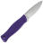 Нож 7 Ножей Колибри Гибрид конвекс серрейтор сталь AUS-10co рукоять Violet G10