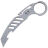 Открывалка для бутылок Petrified Fish Karatool stonewashed Titanium