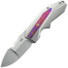 Нож WE Knife Coral polished beadblast сталь CPM-20CV рукоять Beadblast Ti/Timascus
