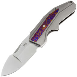 Нож WE Knife Coral polished beadblast сталь CPM-20CV рукоять Beadblast Ti/Timascus