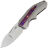 Нож WE Knife Coral polished beadblast сталь CPM-20CV рукоять Beadblast Ti/Timascus
