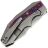 Нож WE Knife Coral polished beadblast сталь CPM-20CV рукоять Beadblast Ti/Timascus