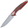 Нож Rike Knife Tulay сталь 154CM рукоять Black-Red G10/Carbon fiber