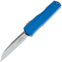 Нож Microtech Cypher II S/E stonewash сталь M390MK рукоять Blue Aluminium (1241-10BL)