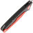 Нож CIVIVI Shawka satin сталь 14C28N рукоять Black/Red Aluminum (C22029B-1)