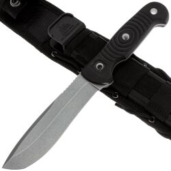 Нож Kizlyar Supreme Vendetta сталь AUS-8 Tacwash рукоять Black G10