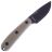 Нож ESEE 3 Modified Handle black cталь 1095 рукоять Green canvas micarta (Kydex)