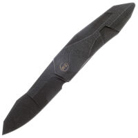 Нож WE Knife Solid blackwash сталь CPM-20CV рукоять Blackwash Ti/Etching Pattern (WE22028-5)