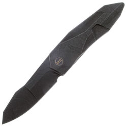 Нож WE Knife Solid blackwash сталь CPM-20CV рукоять Blackwash Ti/Etching Pattern (WE22028-5)