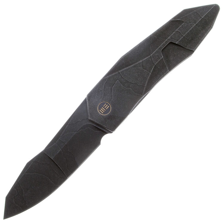 Нож WE Knife Solid blackwash сталь CPM-20CV рукоять Blackwash Ti/Etching Pattern (WE22028-5)