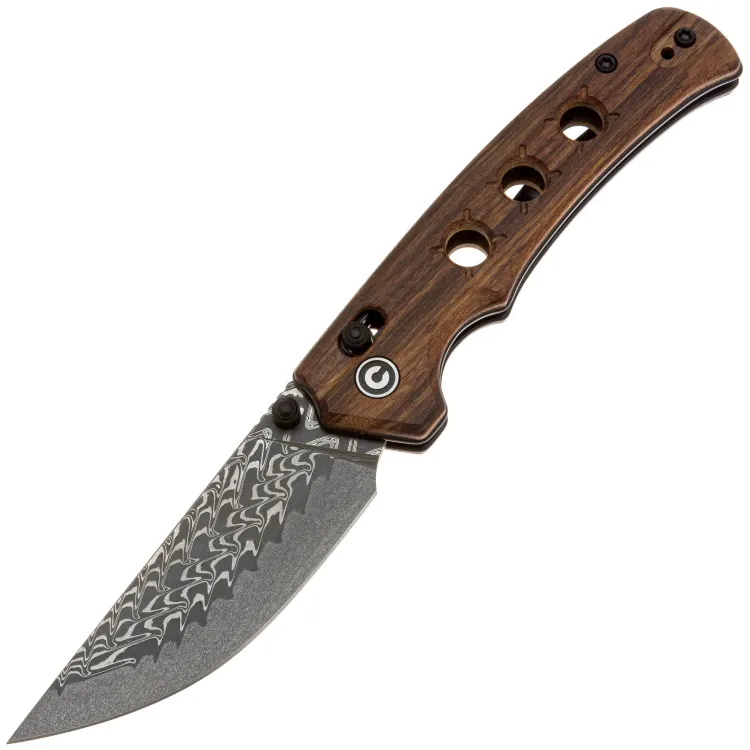 Нож CIVIVI Noctis сталь Damascus рукоять Guibourtia Wood (C24020C-DS1)