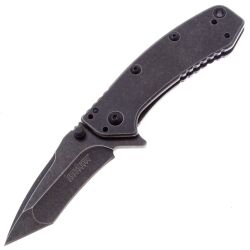 Нож Kershaw Cryo Tanto Blackwash cталь 8Cr13MoV рукоять сталь (1555TBW)