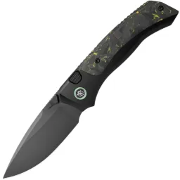 Нож Remette Steed DLC сталь M390 рукоять Black Titanium/Black-Yellow Carbon Fiber (RTWS-BH)