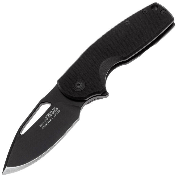 Нож SOG Stout FLK PVD сталь D2 рукоять Black G10 (14-03-02-57)