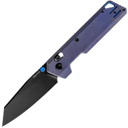 Нож Vosteed Parallel blackwash сталь S35VN рукоять Purple Titanium