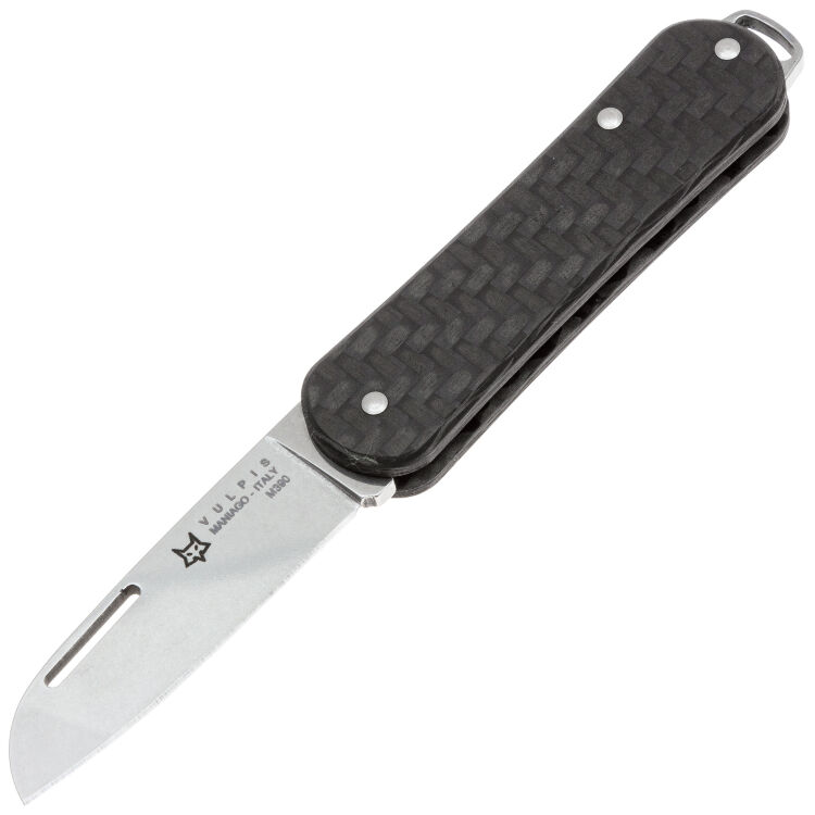 Нож FOX Vulpis 45 сталь M390 рукоять Carbon Fiber (FX-VP108 CF)