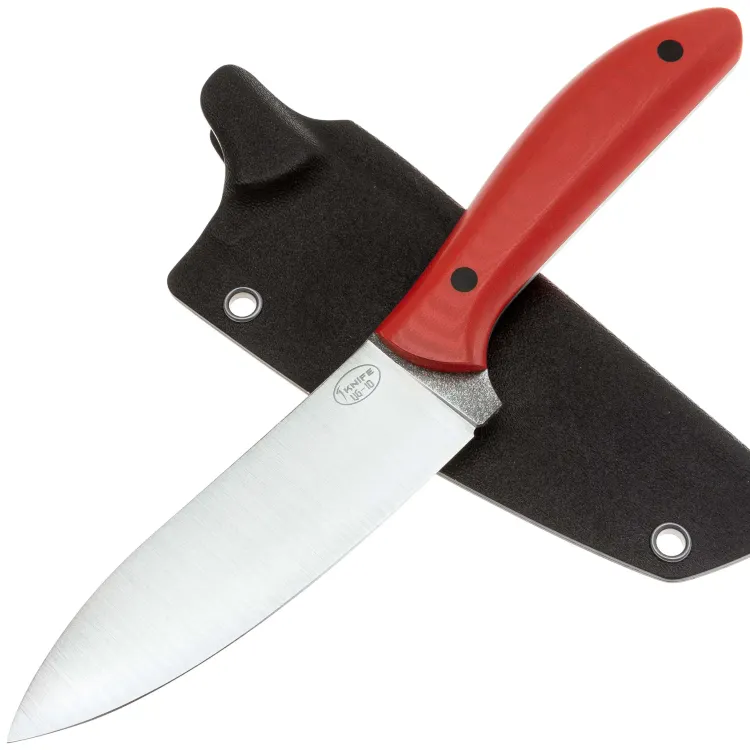 Нож T-Knife Canadian Kitchen Knife конвекс сталь VG-10 рукоять Red G10