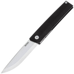 Нож SRM Gent satin/stonewash сталь 10Cr15CoMoV рукоять Black G10 (401L-GB)