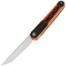 Нож CIVIVI KwaiQ satin сталь Nitro-V рукоять Orange/Black G10 (C23015-2)