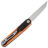 Нож CIVIVI KwaiQ satin сталь Nitro-V рукоять Orange/Black G10 (C23015-2)