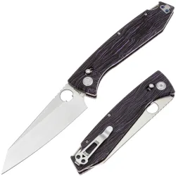 Нож Daggerr Alligator DH Satin сталь Magnacut рукоять Black/Purple G-Mascus