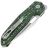 Нож Vosteed Thunderbird satin сталь M390 рукоять Green Cloud Carbon fiber