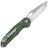 Нож Vosteed Thunderbird satin сталь M390 рукоять Green Cloud Carbon fiber