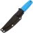 Нож Owl Knife North-XS сталь N690 рукоять микарта Джинс голубая