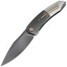 Нож WE Knife Sine Wave polished gray сталь M390 рукоять Gray polished/satin Titanium (WE23069B-3)