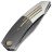 Нож WE Knife Sine Wave polished gray сталь M390 рукоять Gray polished/satin Titanium (WE23069B-3)