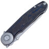 Нож складной Kristal Tercio cталь M390 Satin рукоять Blue CF/титан