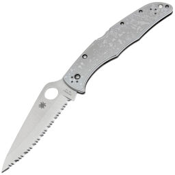 Нож Spyderco Endura 4 Serrated сталь VG-10 рукоять сталь (C10S)