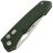 Нож Real Steel Griffin Pro stonewash сталь 14C28N рукоять Green Micarta (7131GM)