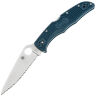 Нож Spyderco Endura 4 Serrated сталь K390 рукоять Blue FRN (C10FSK390)