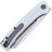Нож Petrified Fish Scholar satin сталь 154CM рукоять White G10