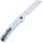 Нож Petrified Fish Scholar satin сталь 154CM рукоять White G10