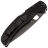 Нож Spyderco Native Chief Black сталь CTS-BD1N рукоять Black FRN (C244PBBK)