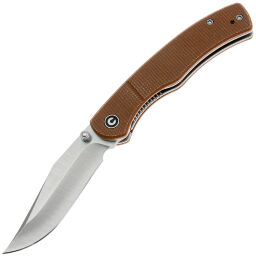 Нож CIVIVI Clingman satin сталь Nitro-V рукоять Brown Canvas Micarta (C23065-3)