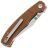 Нож CIVIVI Clingman satin сталь Nitro-V рукоять Brown Canvas Micarta (C23065-3)